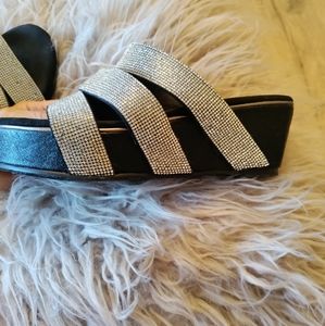 Comfy cute crystal studded shoes